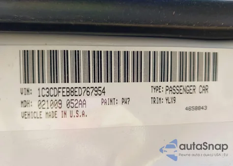 2014 Dodge Dart Gt from USA, damaged, VIN 1C3CDFEB8ED767954